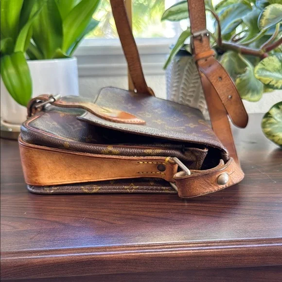 Louis Vuitton Monogram Cartouchiere Monogram Crossbody Bag Messenger Flap
